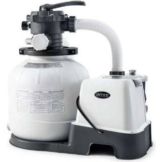 Intex Krystal Clear sandfilterpumpe og saltvandssystem - 6000 liter i timen