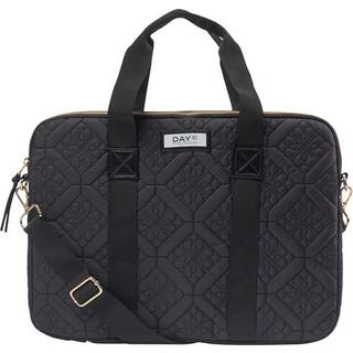 DAY Gweneth Q Flotile Comp 15" PC Taske I Sort Quilt