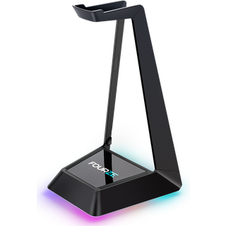 Fourze Ember Headset Stand w/Qi, USB, RGB Headset holder