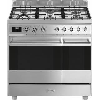 SMEG C92GPX9 Gaskomfur stål