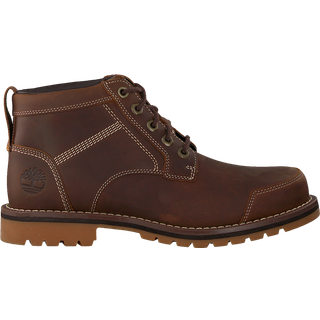 Timberlandtil mænd. TB0A2NFPF131 Brune Larchmont chukka-støvler med snørebånd i læder til mellemkalven (44.5), Fast, Blonder, Casual