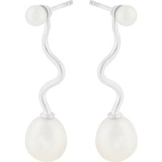 Pernille Corydon lagoon earrings baroque, silver