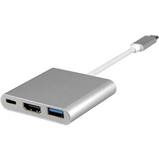 USB-C Multiport-adapter til USB, USB-C (USB PD), 4K HDMI-kompatibel