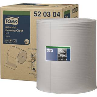 Tork Industri W1 aftørringsklud 520304 grå