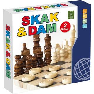 Skak & Dam spil - fra 7 år