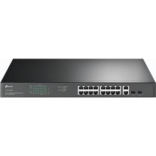 TP-Link TL-SG1218MP 18-Port Gigabit Rackmount Switch with 16 PoE+ (250W)