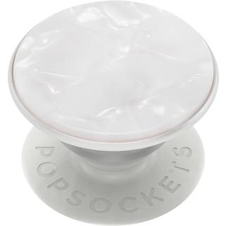 PopSockets PopGrip Premium Luxe - Acetat pearl hvid
