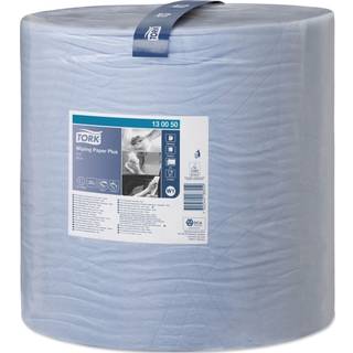 Tork Plus W1 aftørringspapir 2-lags 130050 blå