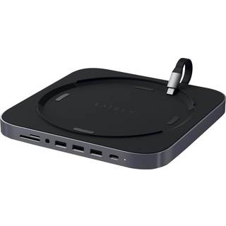 Satechi USB-C Stand & Hub til Mac Mini - 5i1 - Aluminium