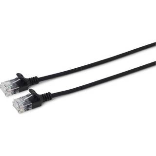 MicroConnect CAT 6a U/UTP slim netværkskabel | Blå | 25 cm | PRIS-MATCH