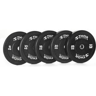 Thor Fitness Sorte Bumper Vægtskiver 25kg / 50mm (1 stk)