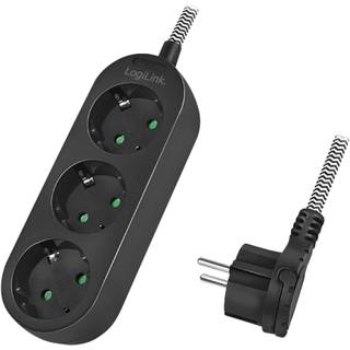 LogiLink 3-vejs med tekstilkabel