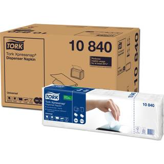 Tork Serviet 1-lags 21,3x33 Cm Hvid 9000 Stk.
