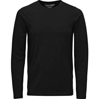 Ensfarvet O-hals T-shirt