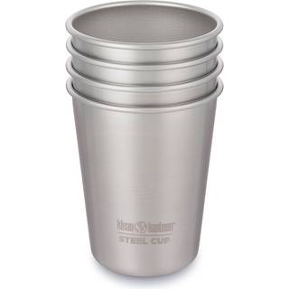 Klean Kanteen Steel Cup 296 ml 4-pack Brushed Stainless, 296 ml