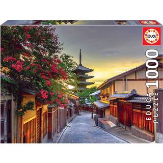 Educa - Yasaka Pagoda Kyoto Japan - 1000 Piece Jigsaw Puzzle - Puzzle -lim inkluderet - afsluttet billed m?ler 26.8 """" X 18.9 """" - Alder 14+