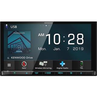 Kenwood DNX-9190DABS, bilstereo med trådlös Android Auto, Apple CarPlay och DAB+