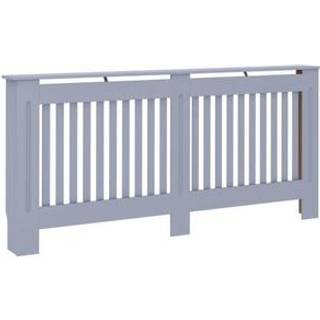 radiatorskjuler 172x19x81,5 cm MDF antracitgrå