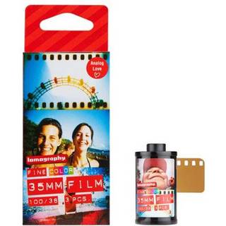 Lomography Color negative film 35mm ISO 100 pack of 3