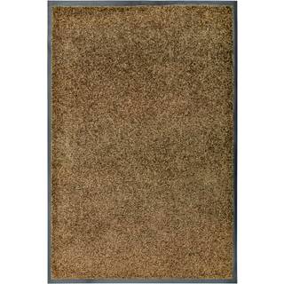 Vaskbar Dørmåtte - Brun / 60 x 90 cm