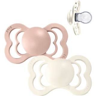Bibs Pacifier Supreme Silicone Size 2 Sage Glow/Cloud Glow (2 stk)