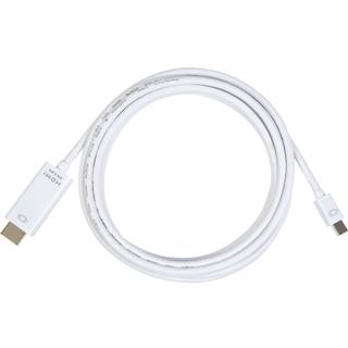 Mini DP til HDMI kabel 3m (hvid)