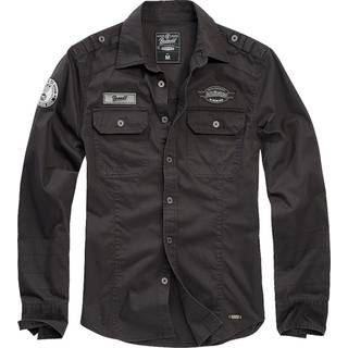 Brandit Luis Vintage Skjorte Sort