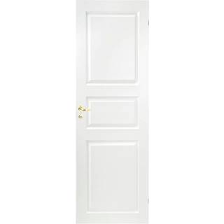 Optimal hvidmalet formpresset dør 82,5 x 204 cm (På lager i butik)
