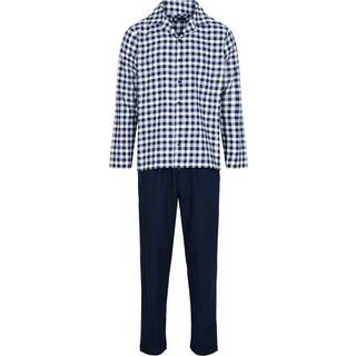 Pyjamas | 100% flannel bomuld | Blå