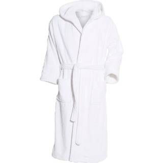 Kosta Linnewäfveri Badrock Med Huva Vit L/Xl