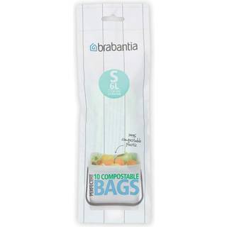 Brabantia Bio Green affaldspose S 6 liter 10 stk.
