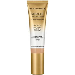 Max Factor Miracle Second Skin Hybrid Foundation 007 Neutr Medium - 33 ml