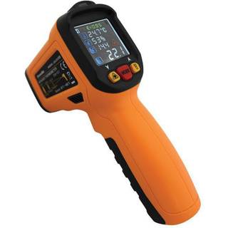 Infrarødt termometer med cirkulær laser (-30°C-800°C)