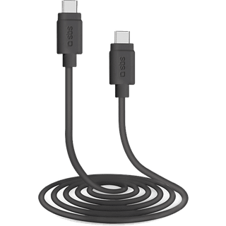 SBS lightning kabel 1,5 meter - sort (På lager i varehus)