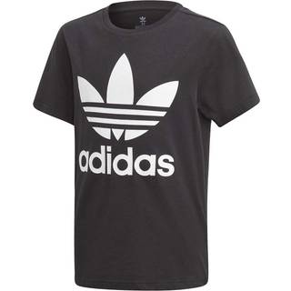 Trefoil T-shirt - Black / White - 164