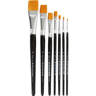 Creativ Company Gold Line Brushes - 7 mixed