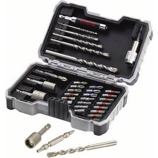 BOSCH CYL-3 bor- og skruetrækkersæt, Extra Hard, PH, PZ, SL, H, T, 35 dele 2-6 mm; 8-13 mm; 60-80 mm