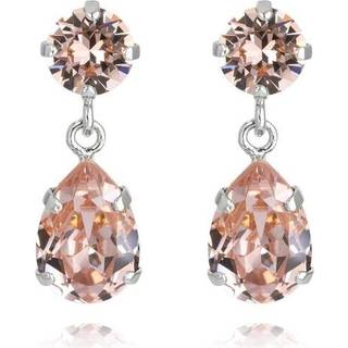 Mini Drop øreringe vintage rose rhodium
