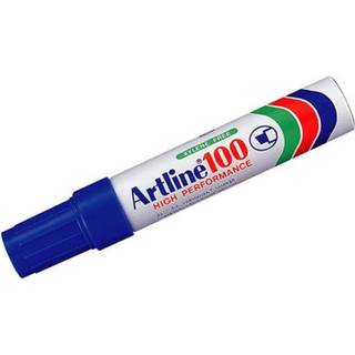 Artline marker 100 permanent 7-12mm blå