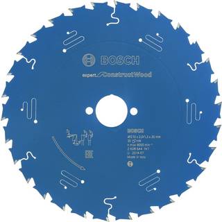 Bosch Rundsavsklinge 210x30x2mm 30t Exp Constructwo - 2608644141