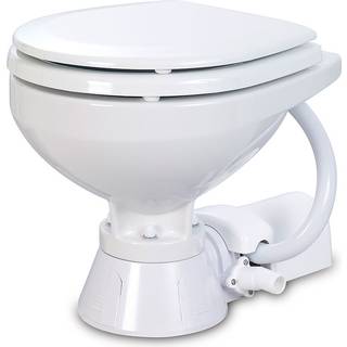 Elektrisk bådtoilet Jabsco Compact, 12 V, til søvandspåfyldning + pumpe