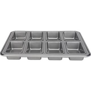 Silvertop Brødform til 8 stk. mini 34 x 28 x 3 cm Sølvgrå