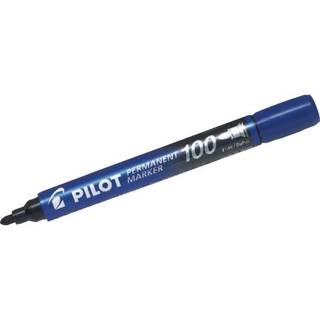 Marker Permanent 100 rund blå