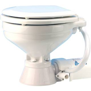 Elektrisk bådtoilet Jabsco Compact, 24 V, til søvandspåfyldning + pumpe