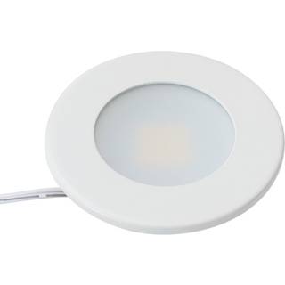 NORDTRONIC Alina Kabinetbelysning 350mA 2,2W 3000K 210lm Børstet alu Rund