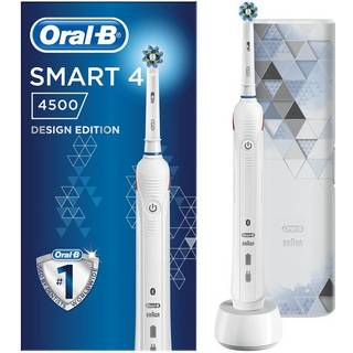 Oral-B Smart 4 4500 Design Edition El-tandbørste inkl. Rejse-etui