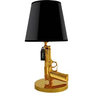 Pistol lampe til bordet - Golden gun Beretta lampe