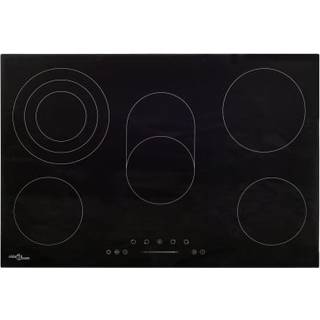 keramisk kogeplade med 5 brændere Touch Control 8500 W 90 cm