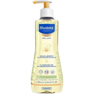 Mustela Bébé Dry Skin Renseolie til børn fra fødslen 500 ml - 500 ml