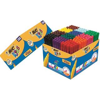 BIC Visa Fin Tusch - 12 Assorterede Farver, 1,6 mm